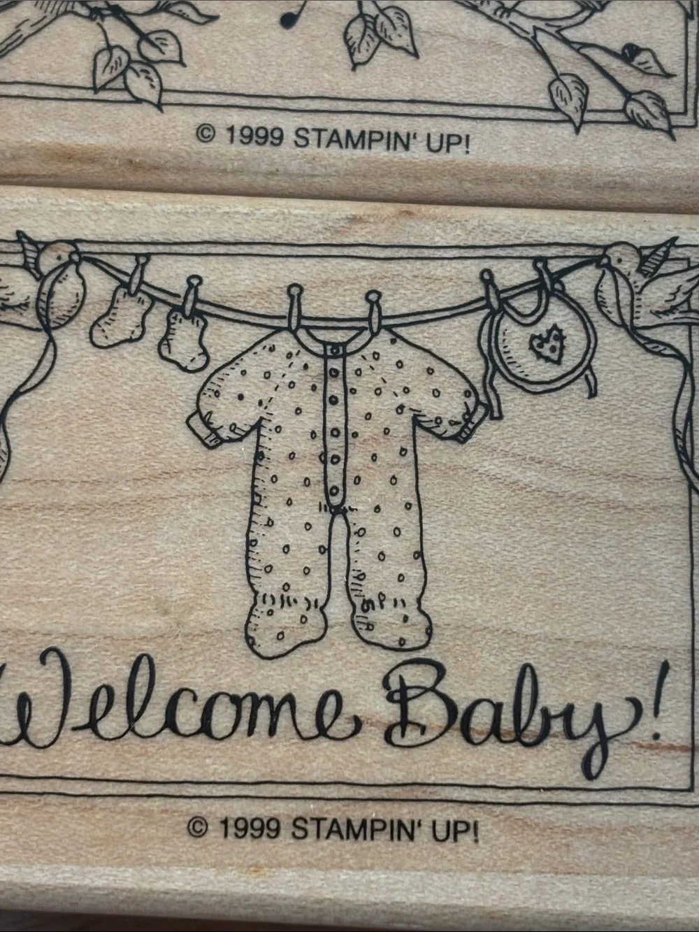 Stampin Up! lot wooden